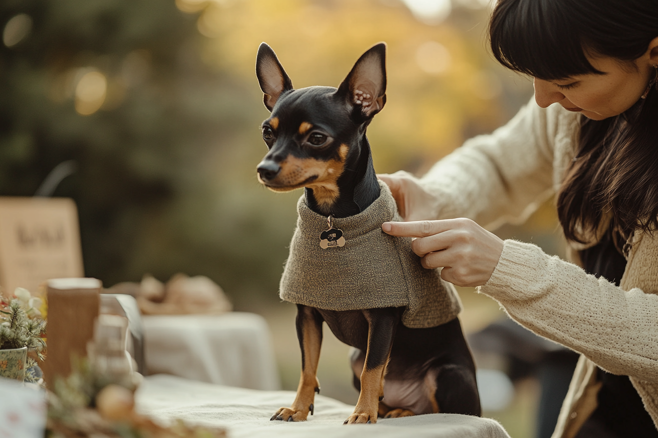 ミニチュアピンシャー試着